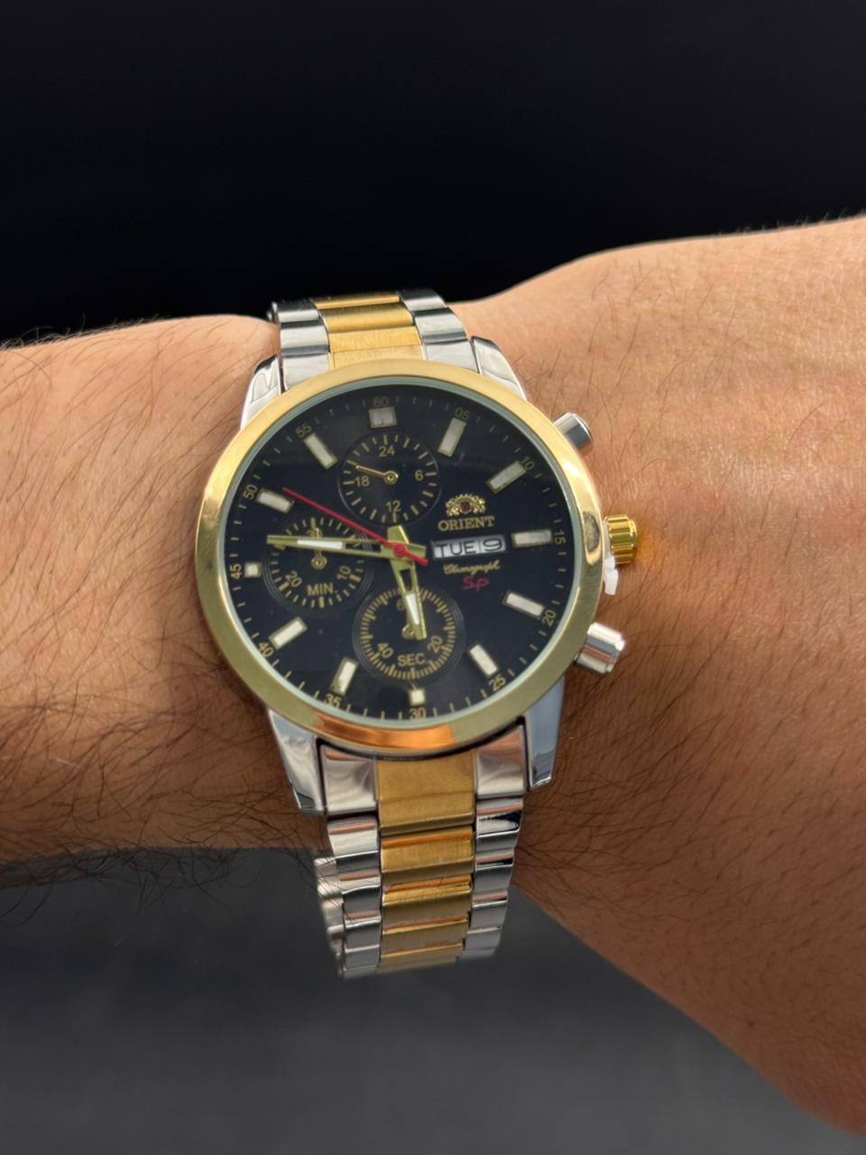 Ornt Metalico 2026 Bicolor Dorado Tablero Negro