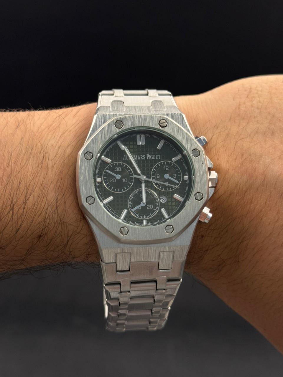 Admrs 2026 Crono Plateado Tablero Cafe