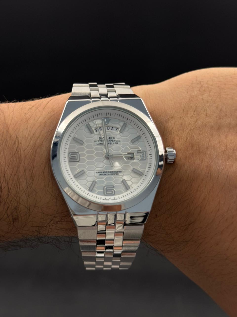 Rlx Lx Liso Plateado Tablero Plateado