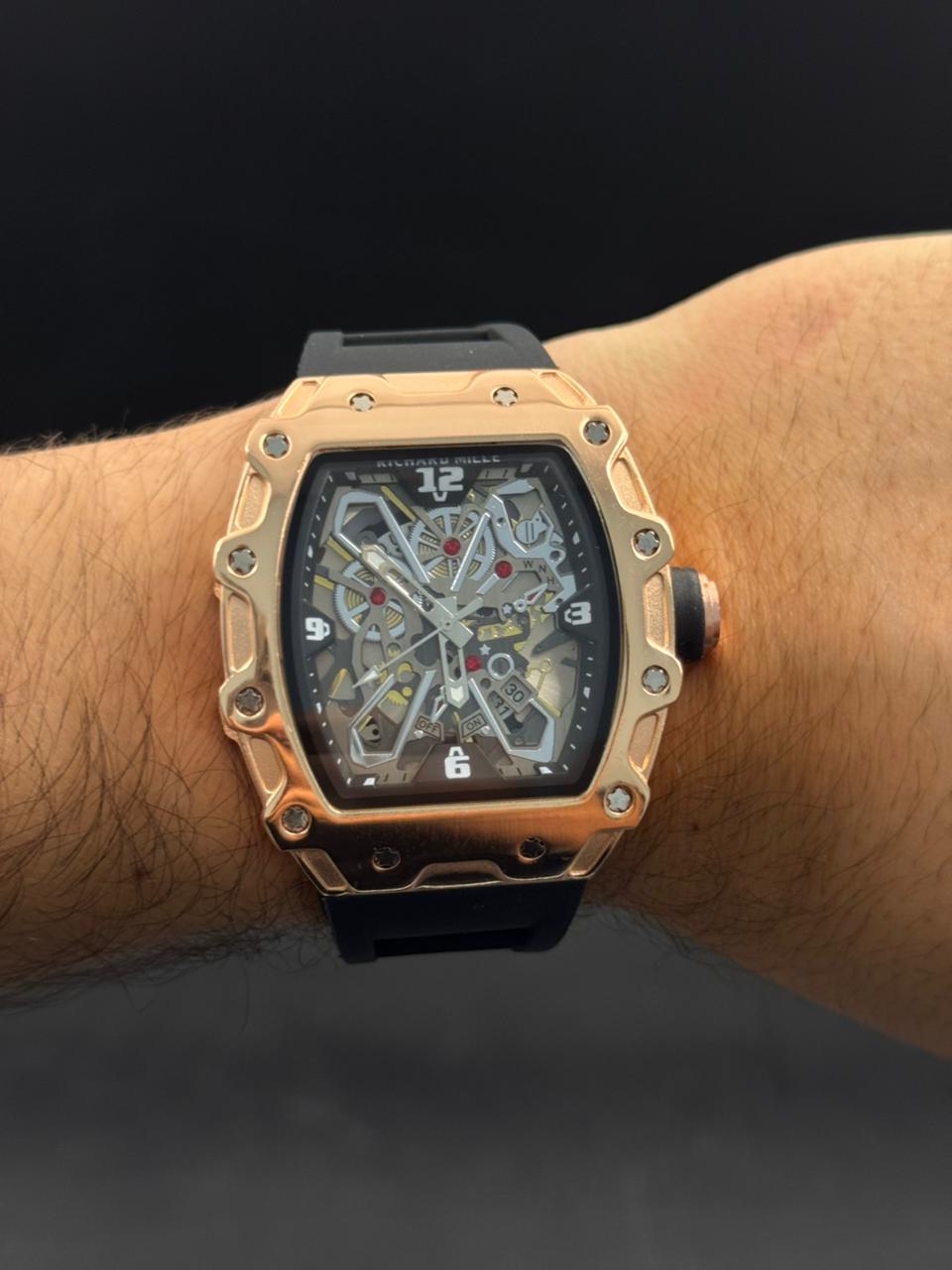 Rchrd Mll 2026 Goma Negra Tablero Negro Dorado