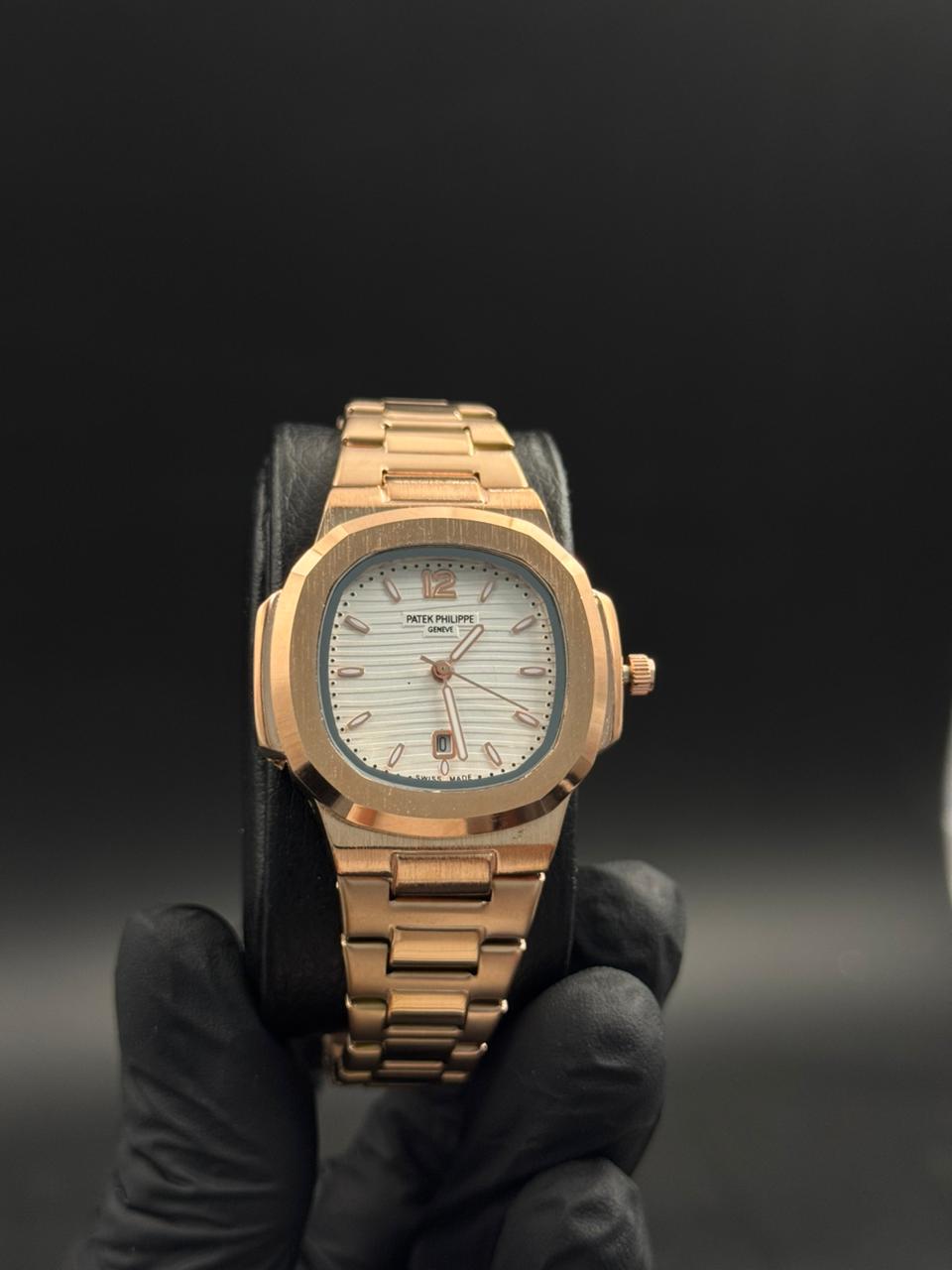 Ptk Mujer Oro Rosa Tablero Blanco