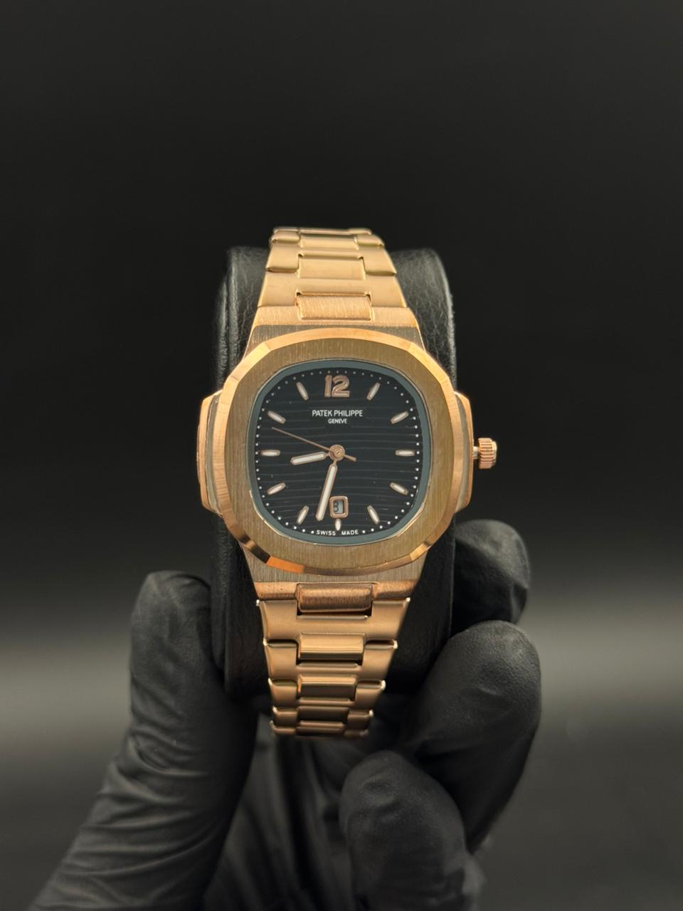 Ptk Mujer Oro Rosa Tablero Negro