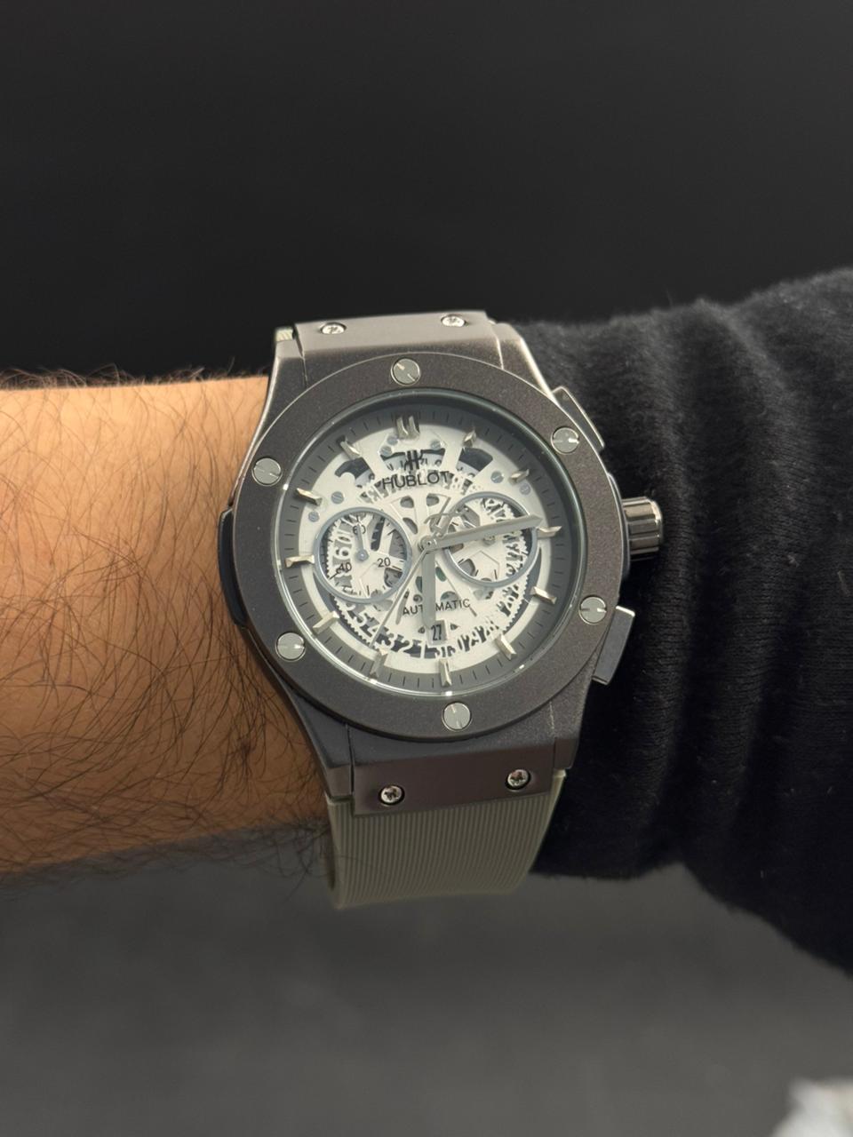Hblt Meca Goma Gris Tablero Plateado Tablero Negro