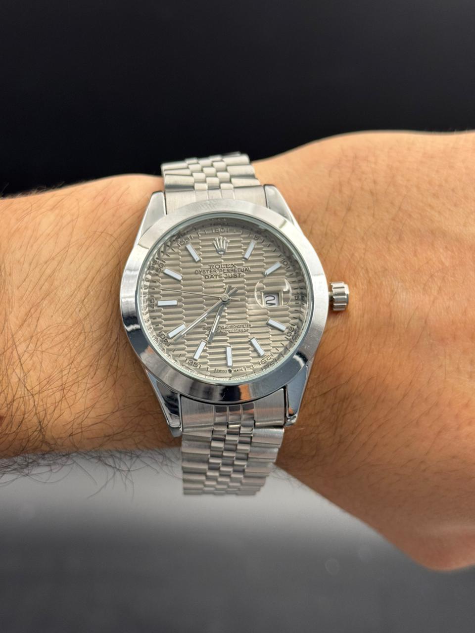 Rlx RSP Texturizado Plateado Tablero Gris