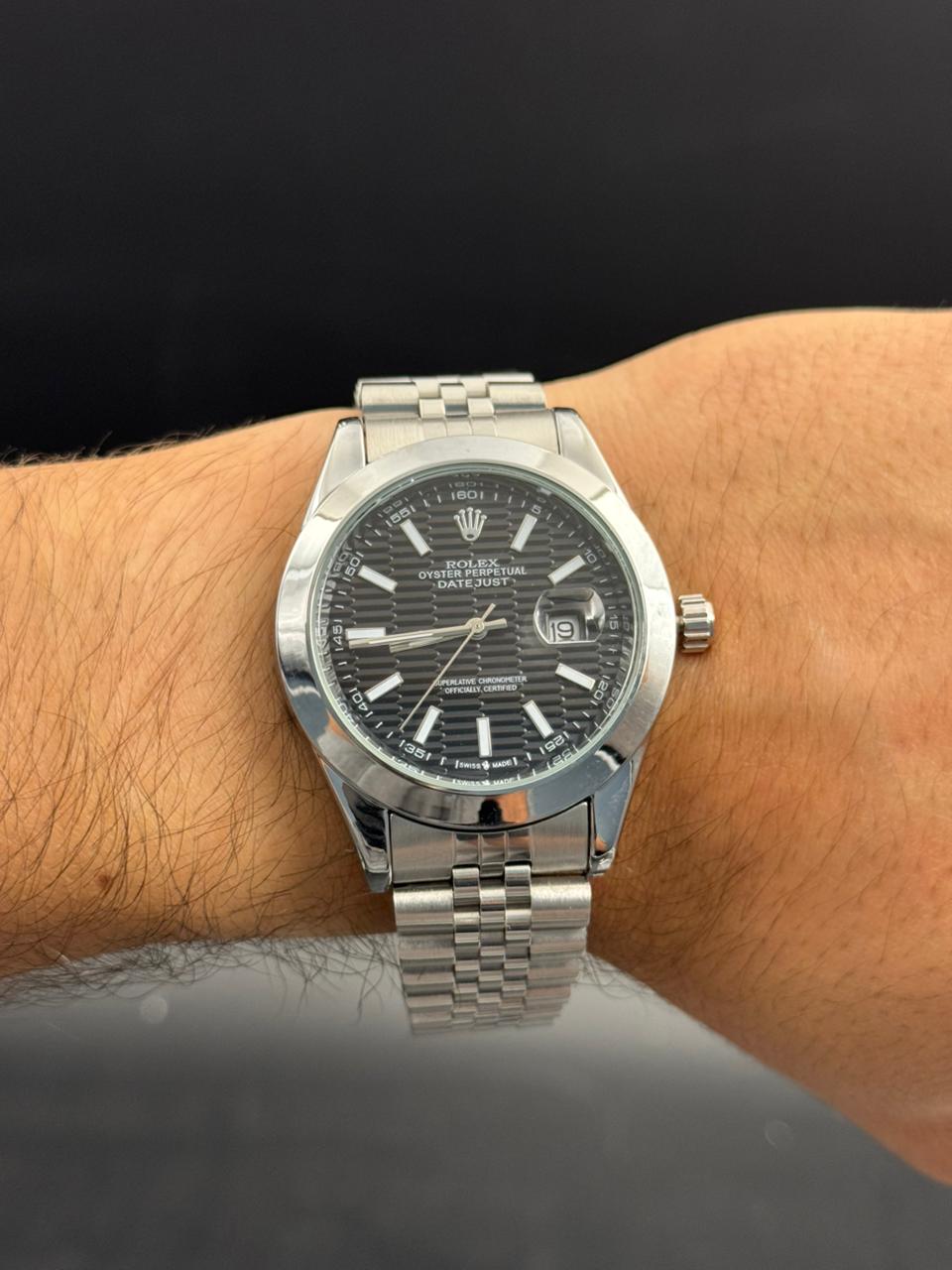 Rlx RSP Texturizado Plateado Tablero Negro