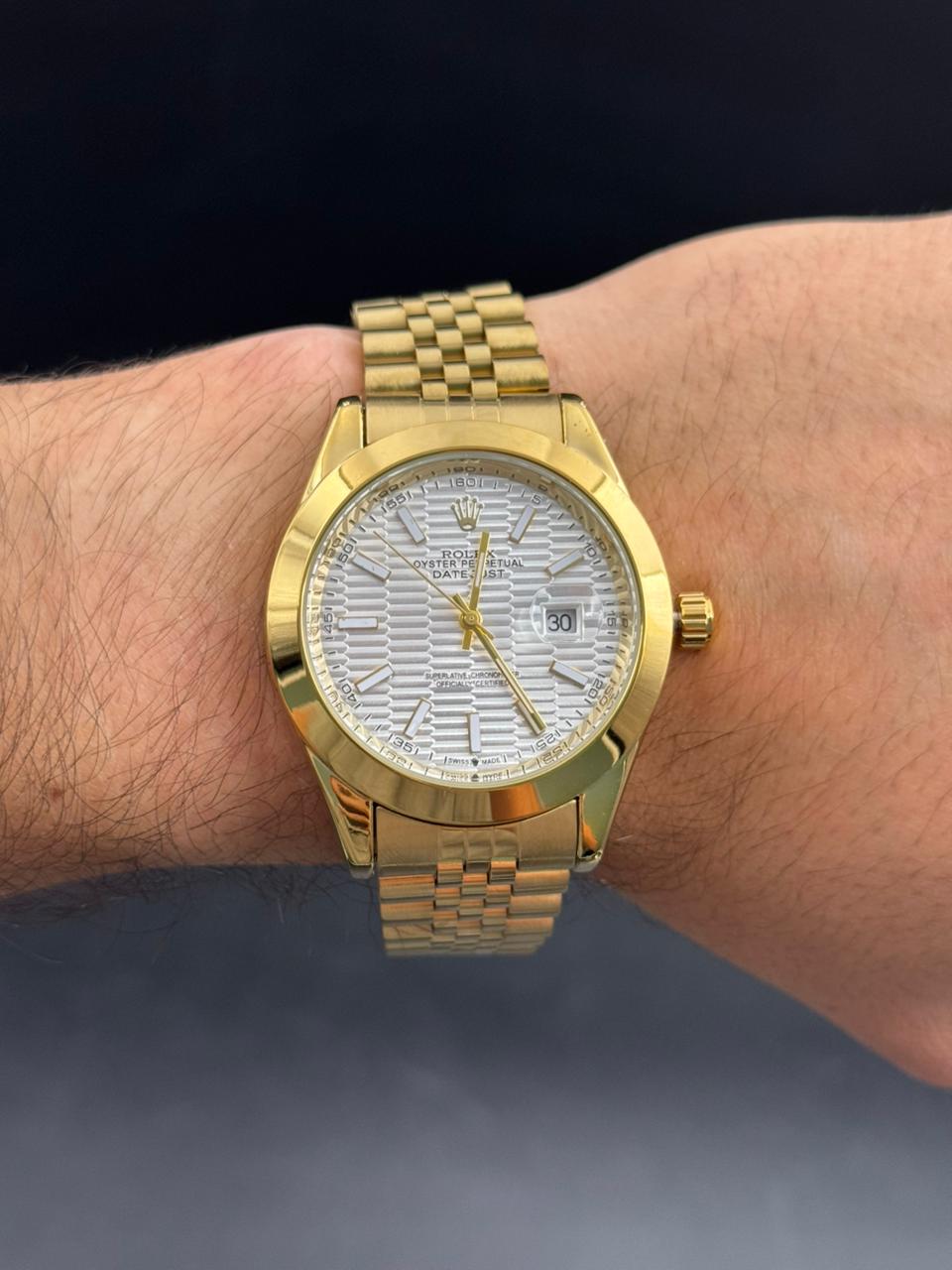 Rlx RSP Texturizado Dorado Tablero Plateado