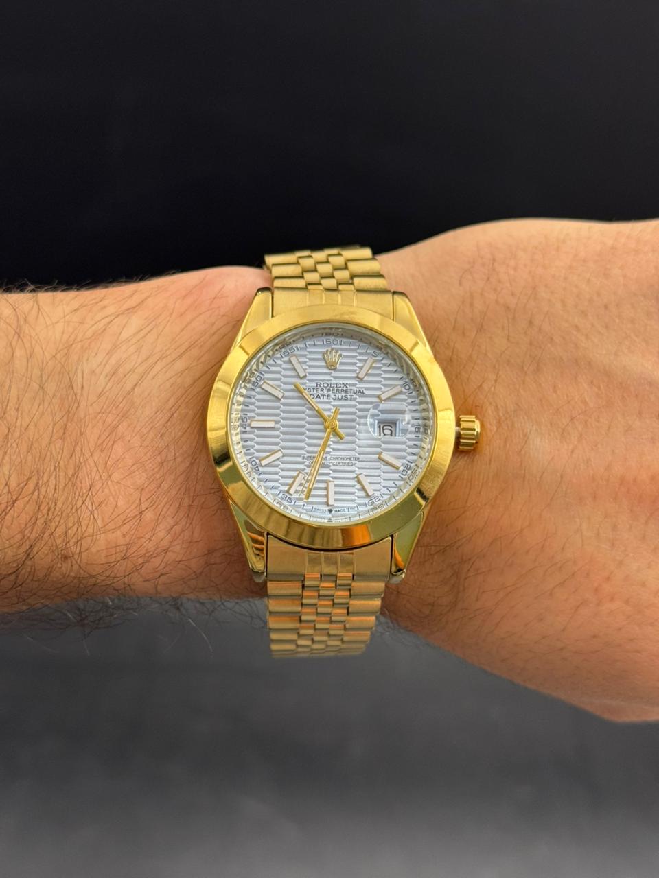 Rlx RSP Texturizado Dorado Tablero Azul Claro