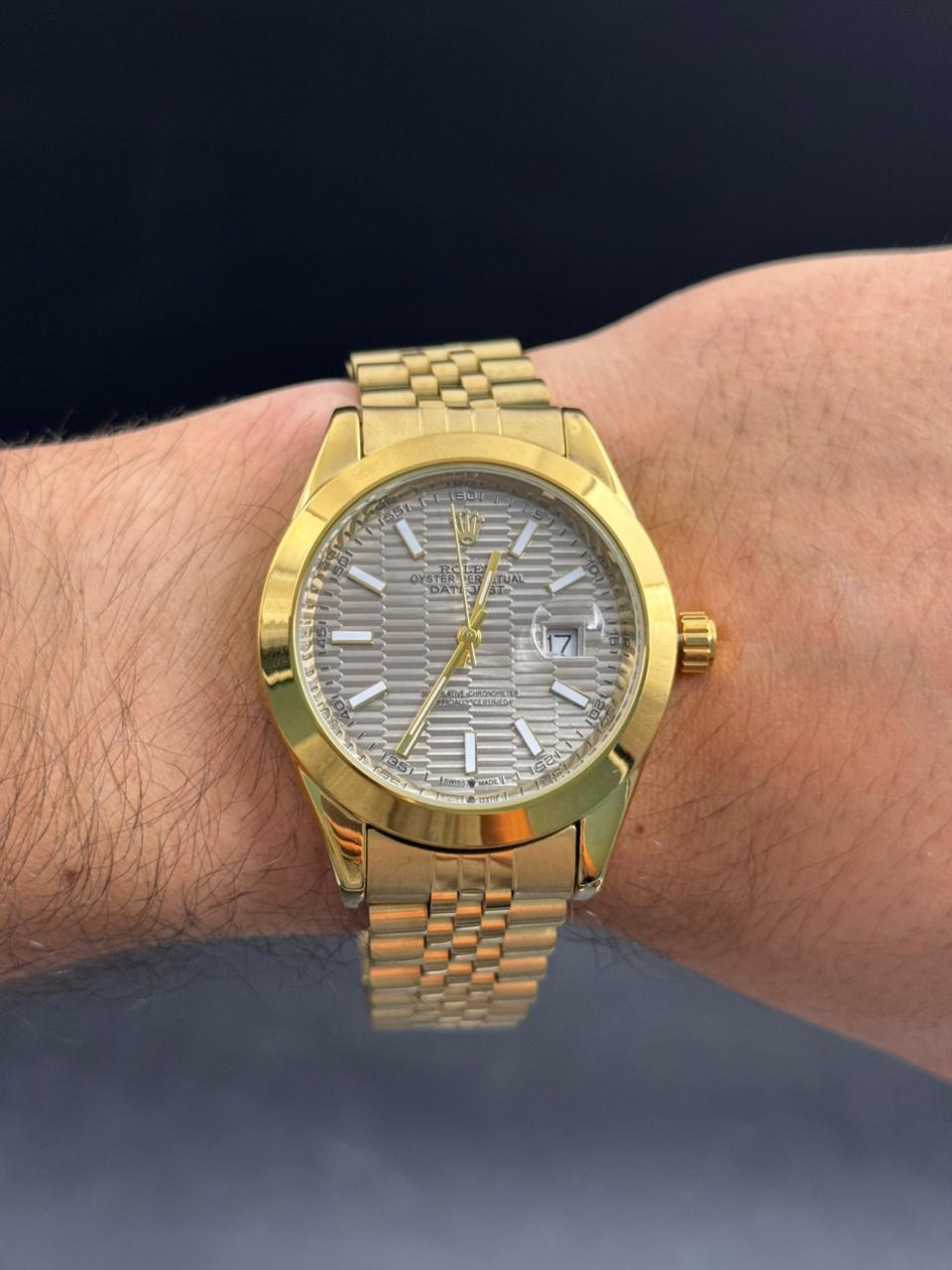 Rlx RSP Texturizado Dorado Tablero Cafe