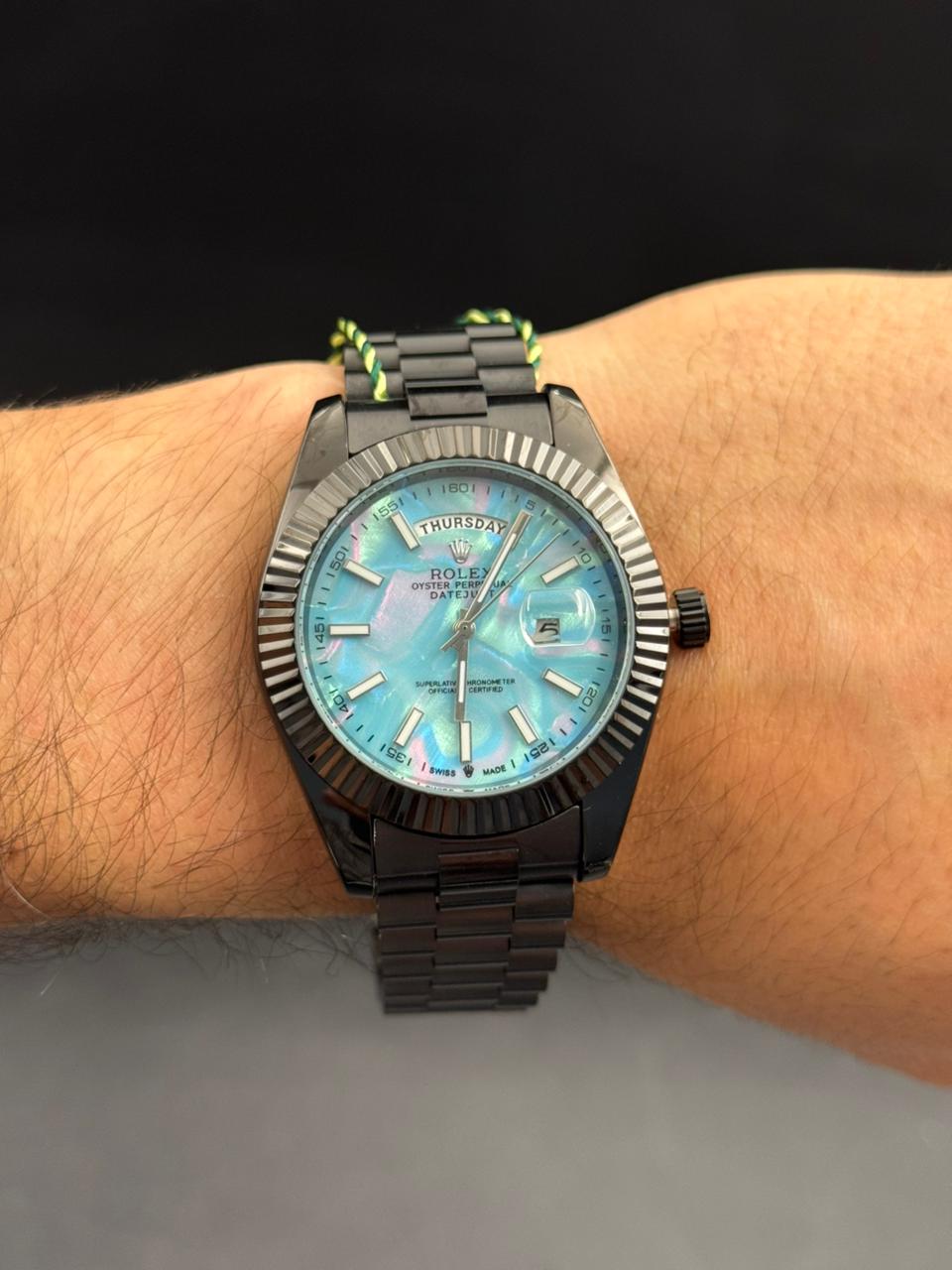 Rlx RSP Negro Tablero Azul Tornasol