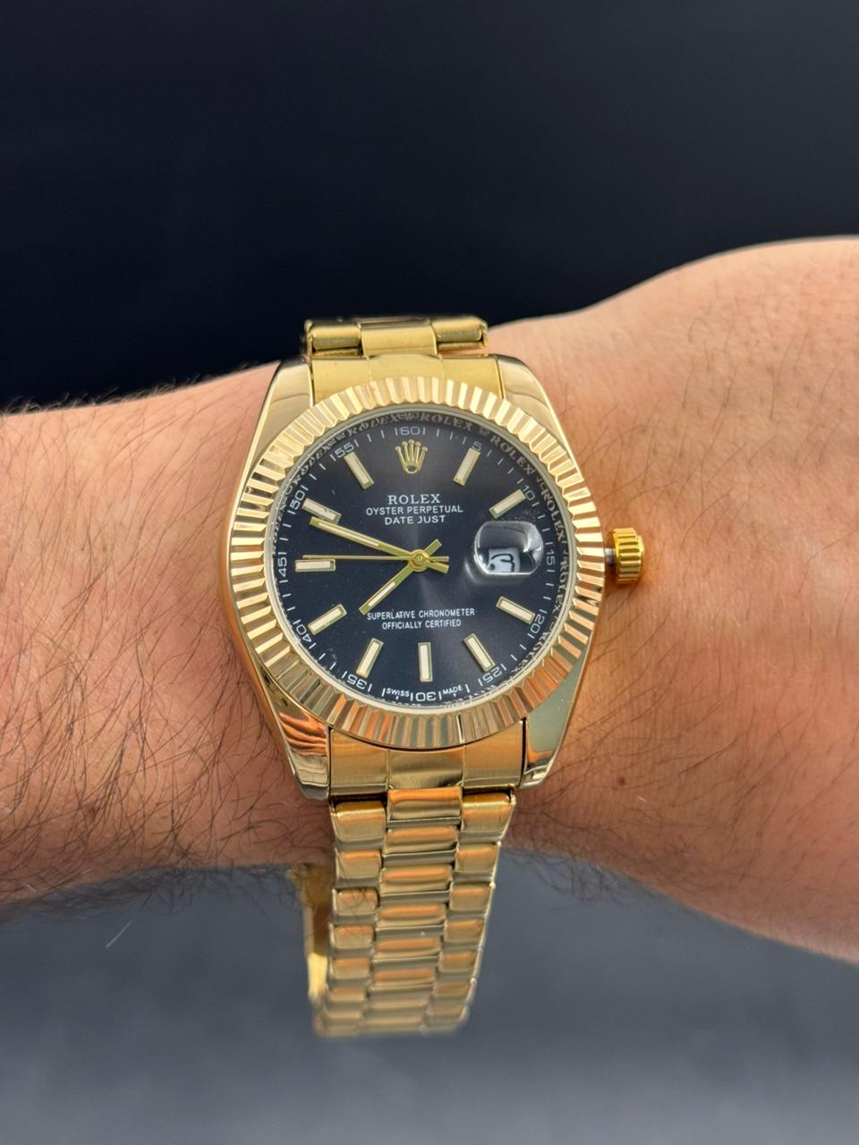 Rlx Timex Dorado Tablero Negro