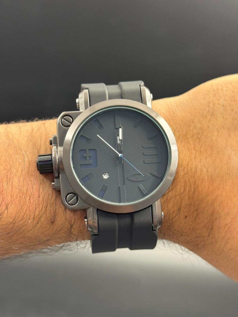 Okl 2026 Goma Negra Tablero Negro Azul