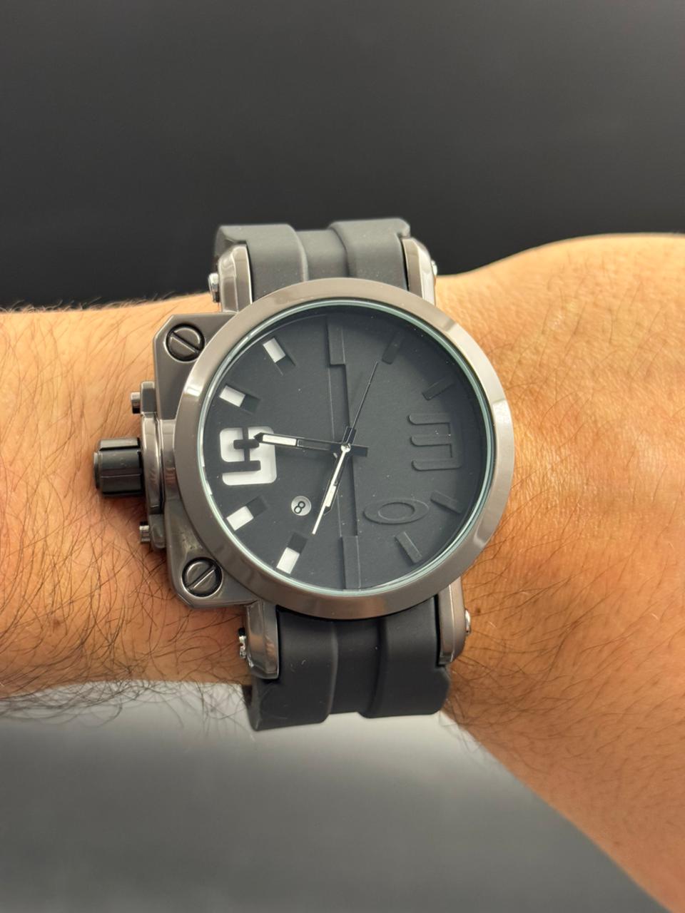 Okl 2026 Goma Negra Tablero Negro Blanco