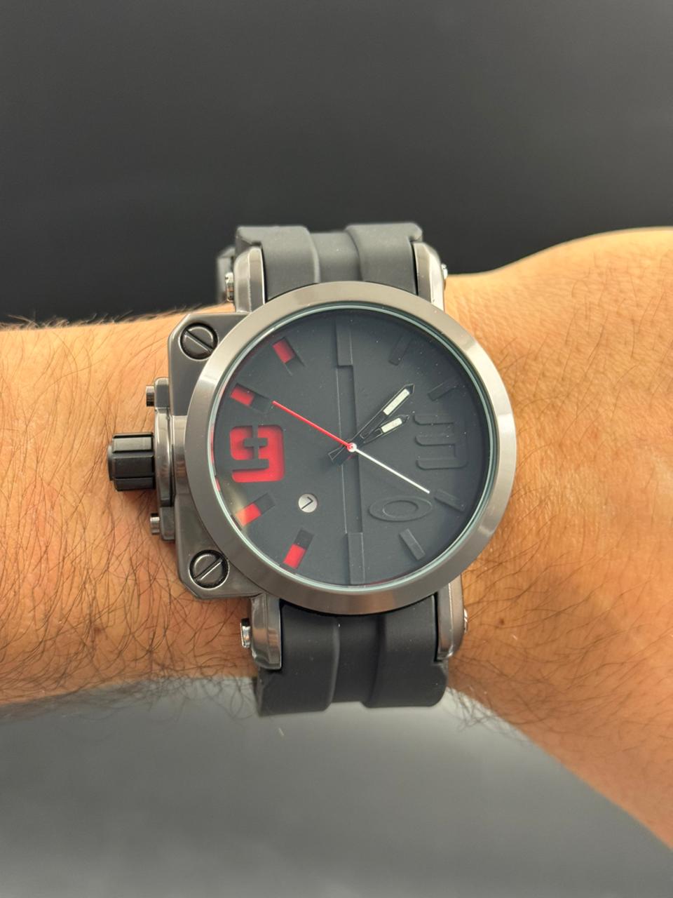 Okl 2026 Goma Negra Tablero Negro Rojo