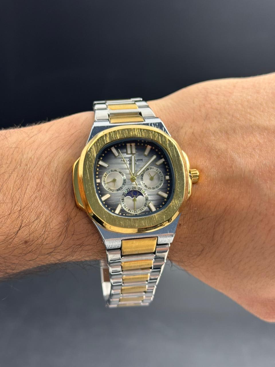 Ptk Funcional Bicolor Dorado Tablero Gris Claro