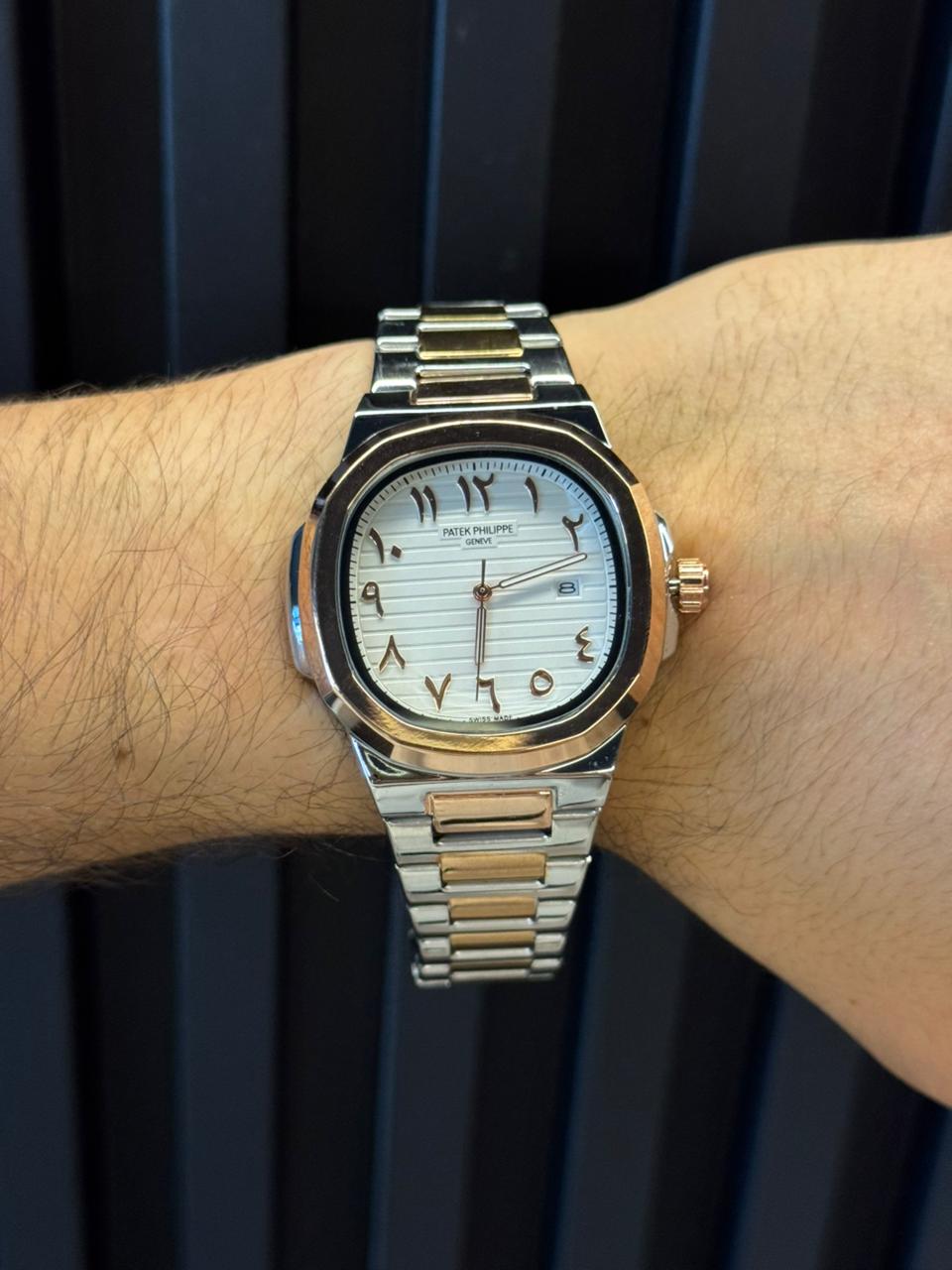 Ptk Arabe Bicolor Oro Rosa Tablero Blanco