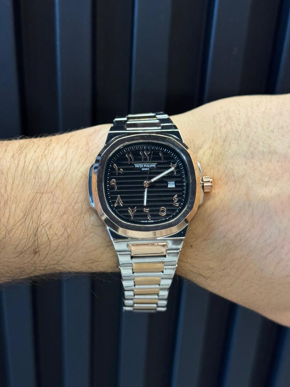 Ptk Arabe Bicolor Oro Rosa Tablero Negro