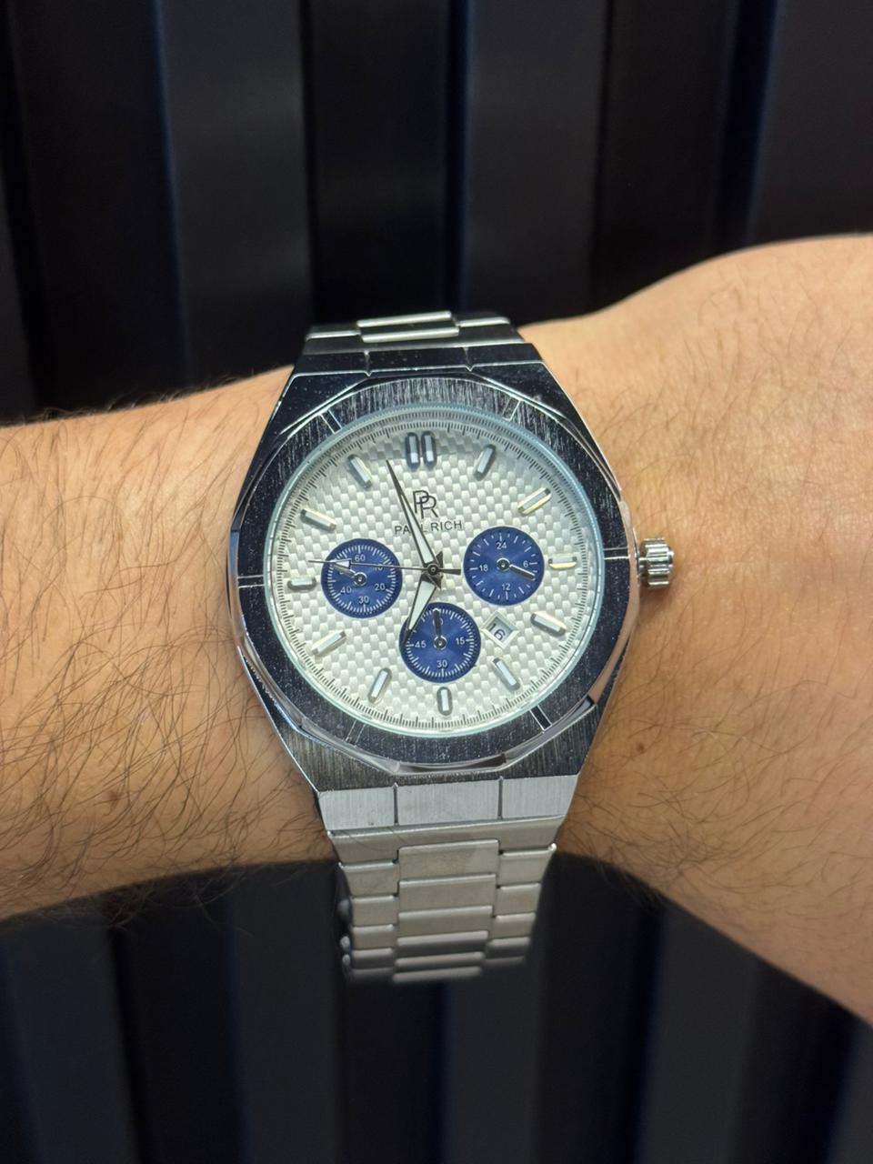 Pau Rch Plateado Tablero Blanco