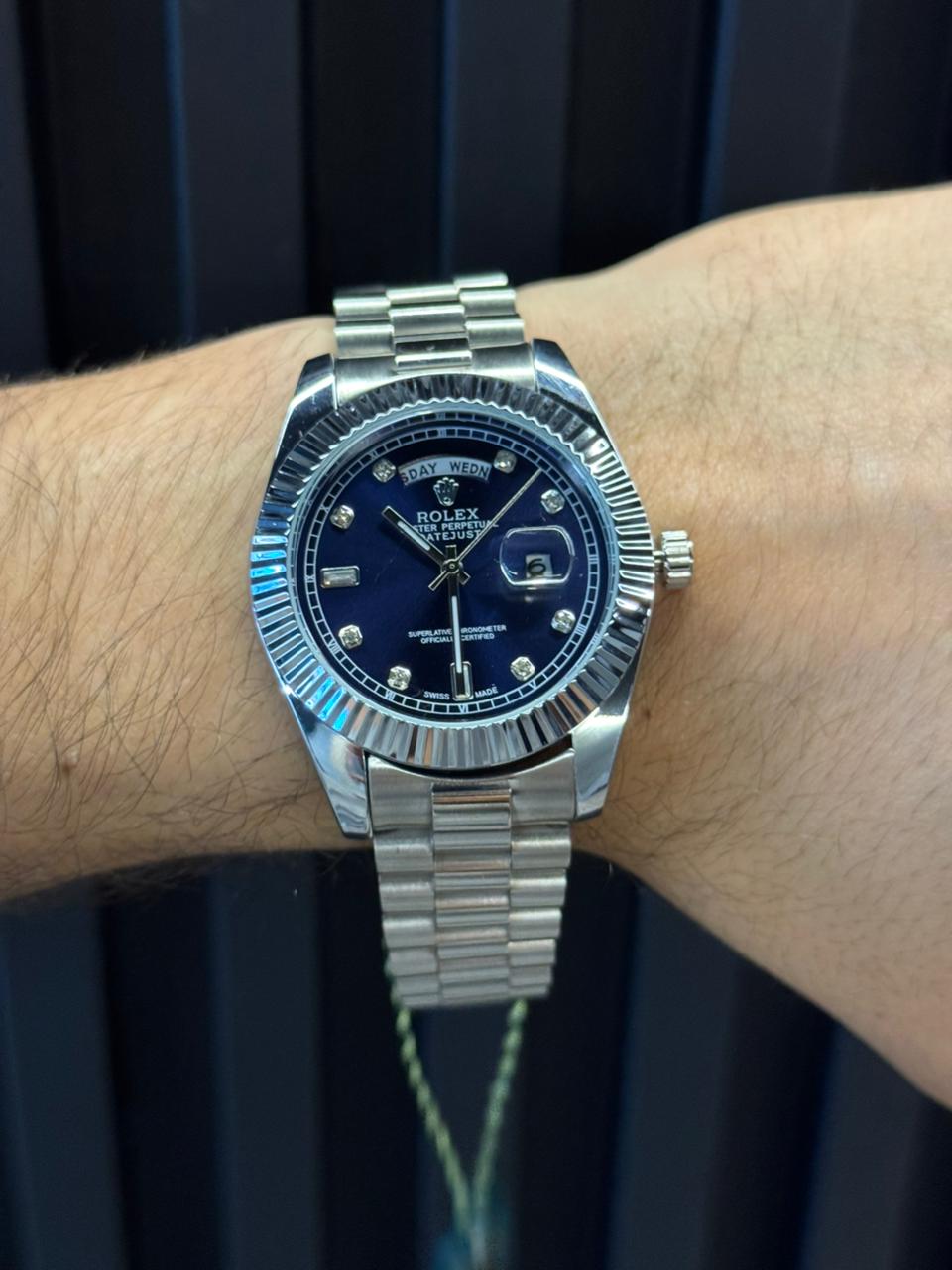 Rlx Diamond 2026 Plateado Tablero Azul Oscuro