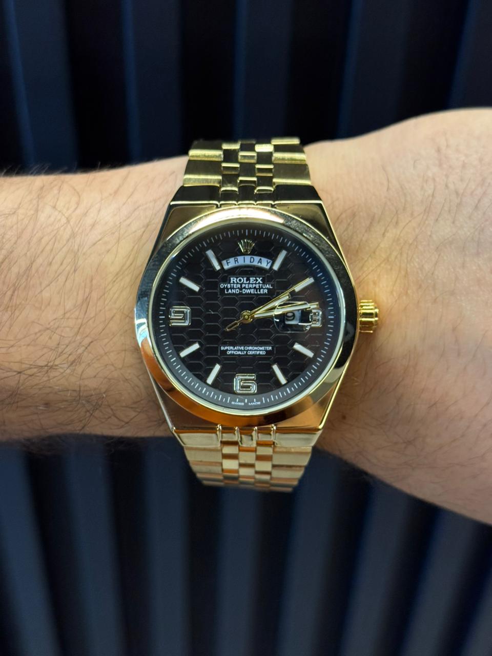 Rlx Lx Liso Dorado Tablero Negro