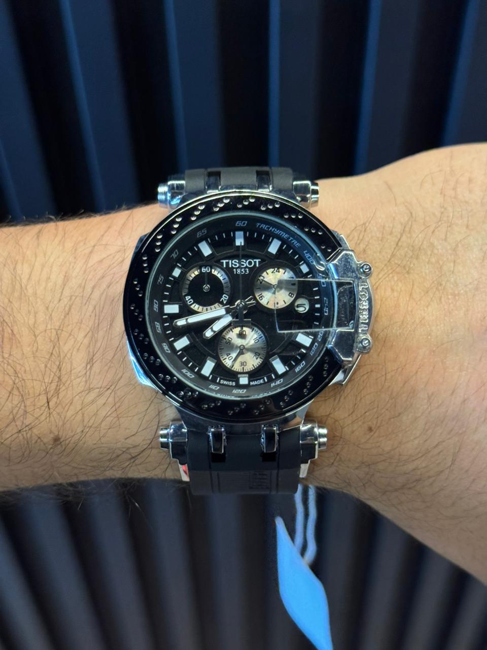 Tsst New Goma Negra Tablero Negro Plateado