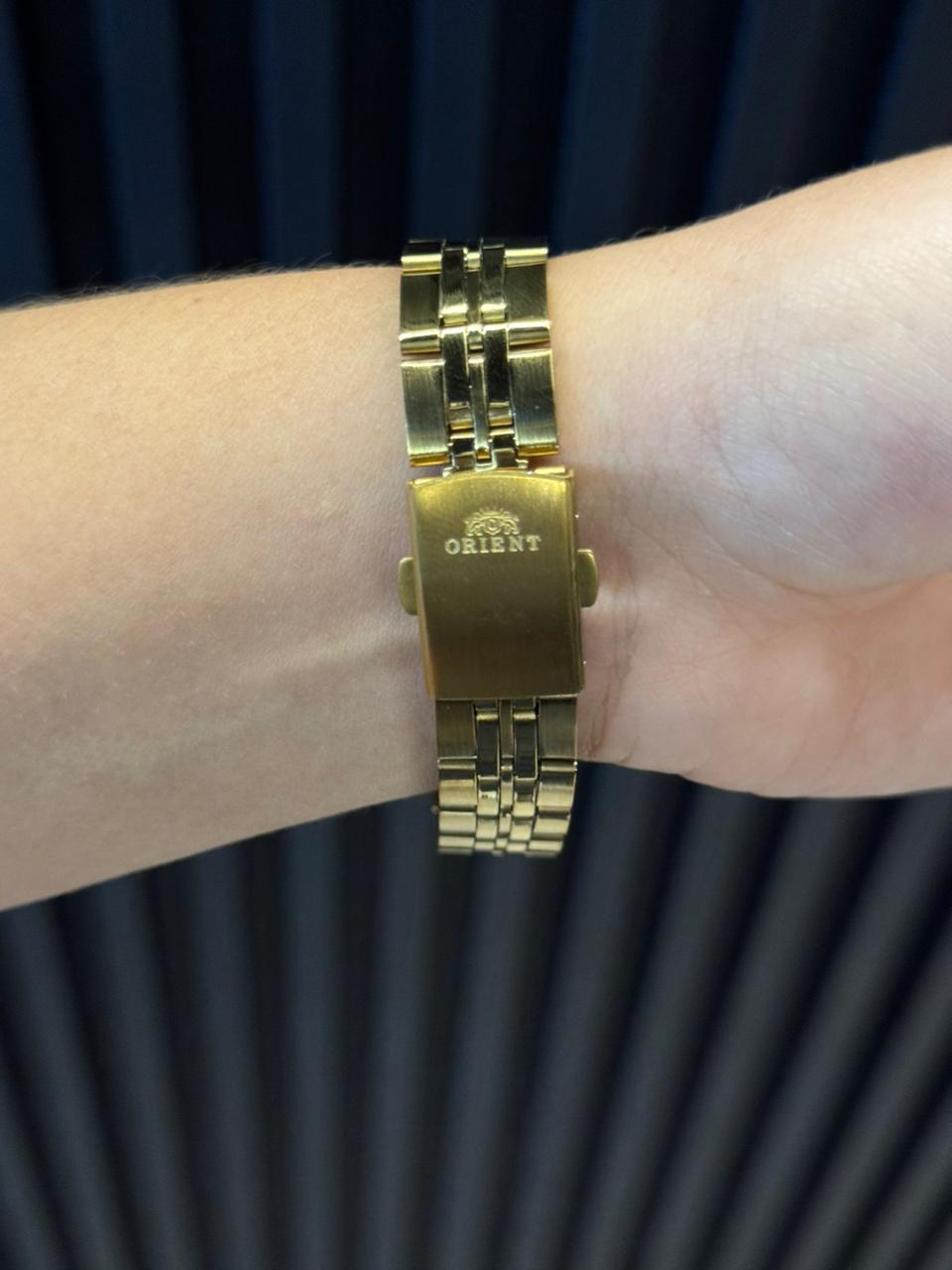 Ornt Crono Mujer Dorado Tablero Dorado