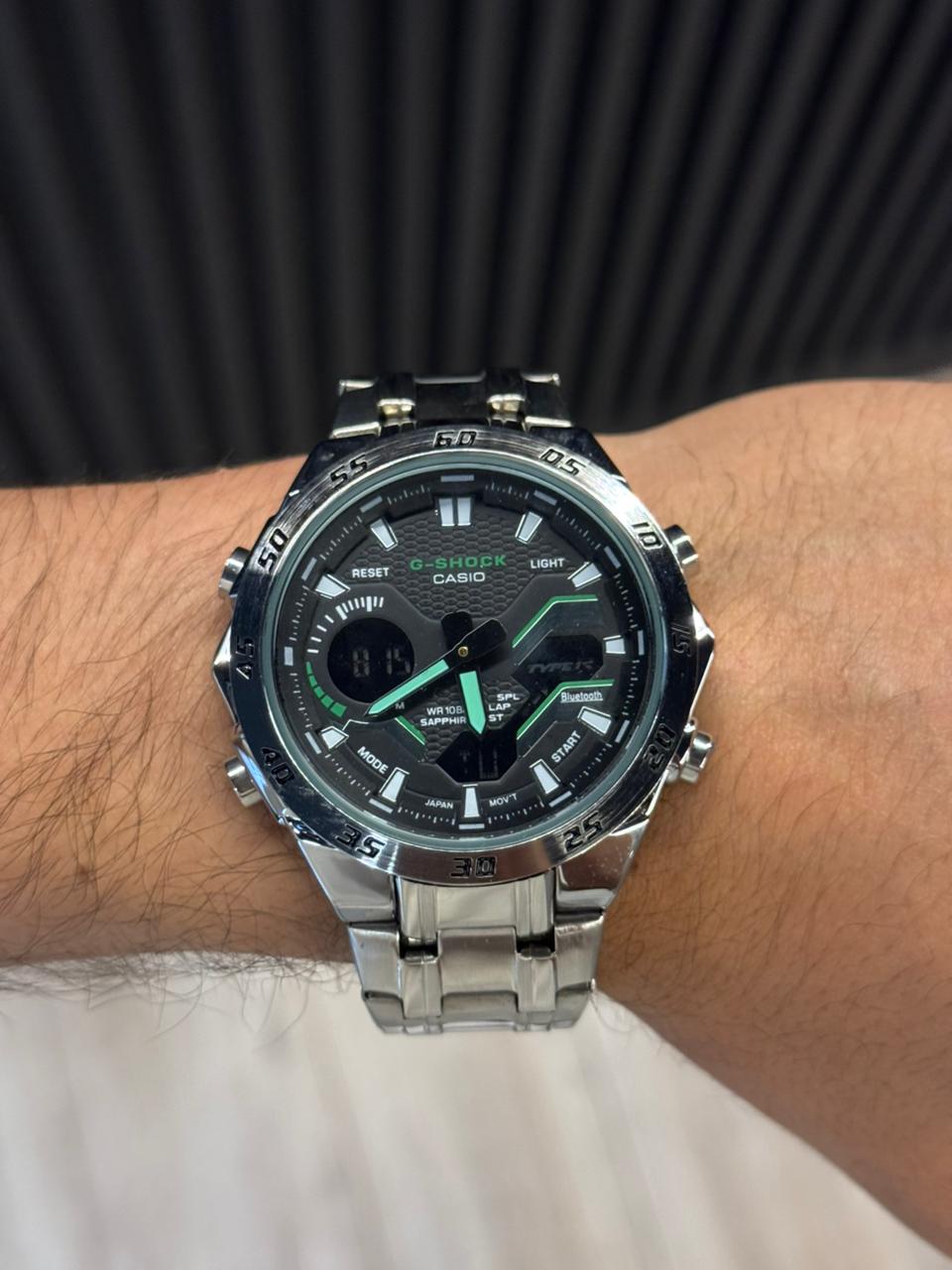 G-shck GTS Plateado Tablero Negro Verde