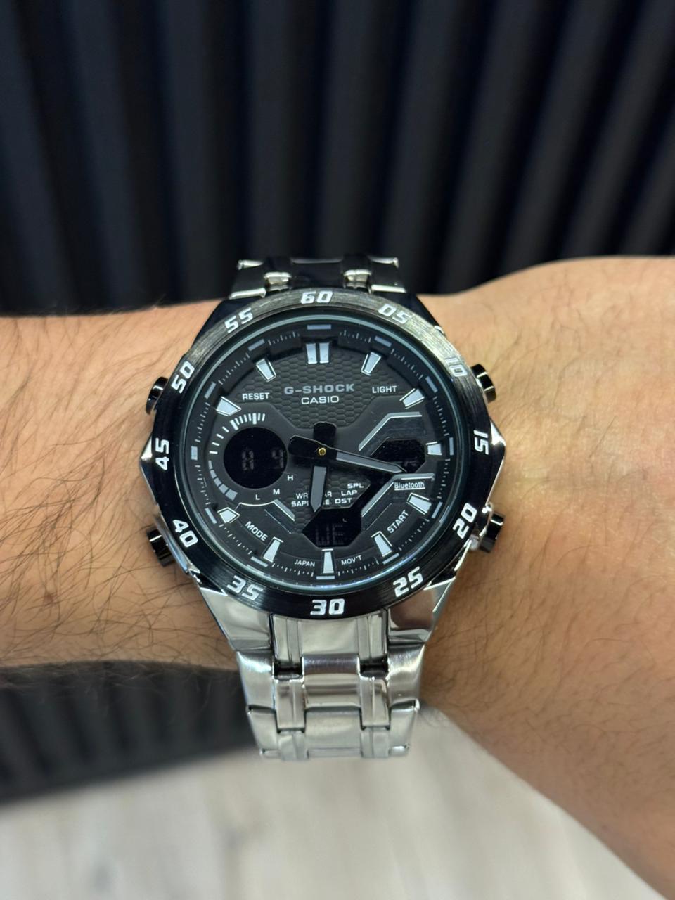 G-shck GTS Plateado Tablero Negro Gris