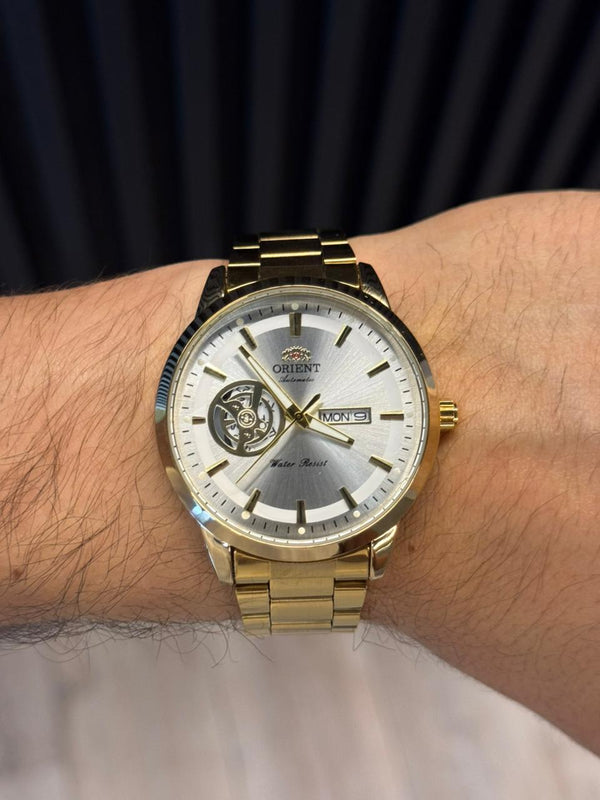 Ornt Análogo Dorado Tablero Plateado