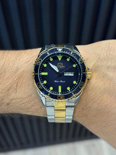 Ornt Metalico G15 Bicolor Dorado Tablero Azul