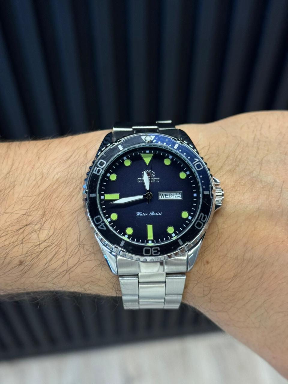 Ornt Metalico G15 Plateado Tablero Azul