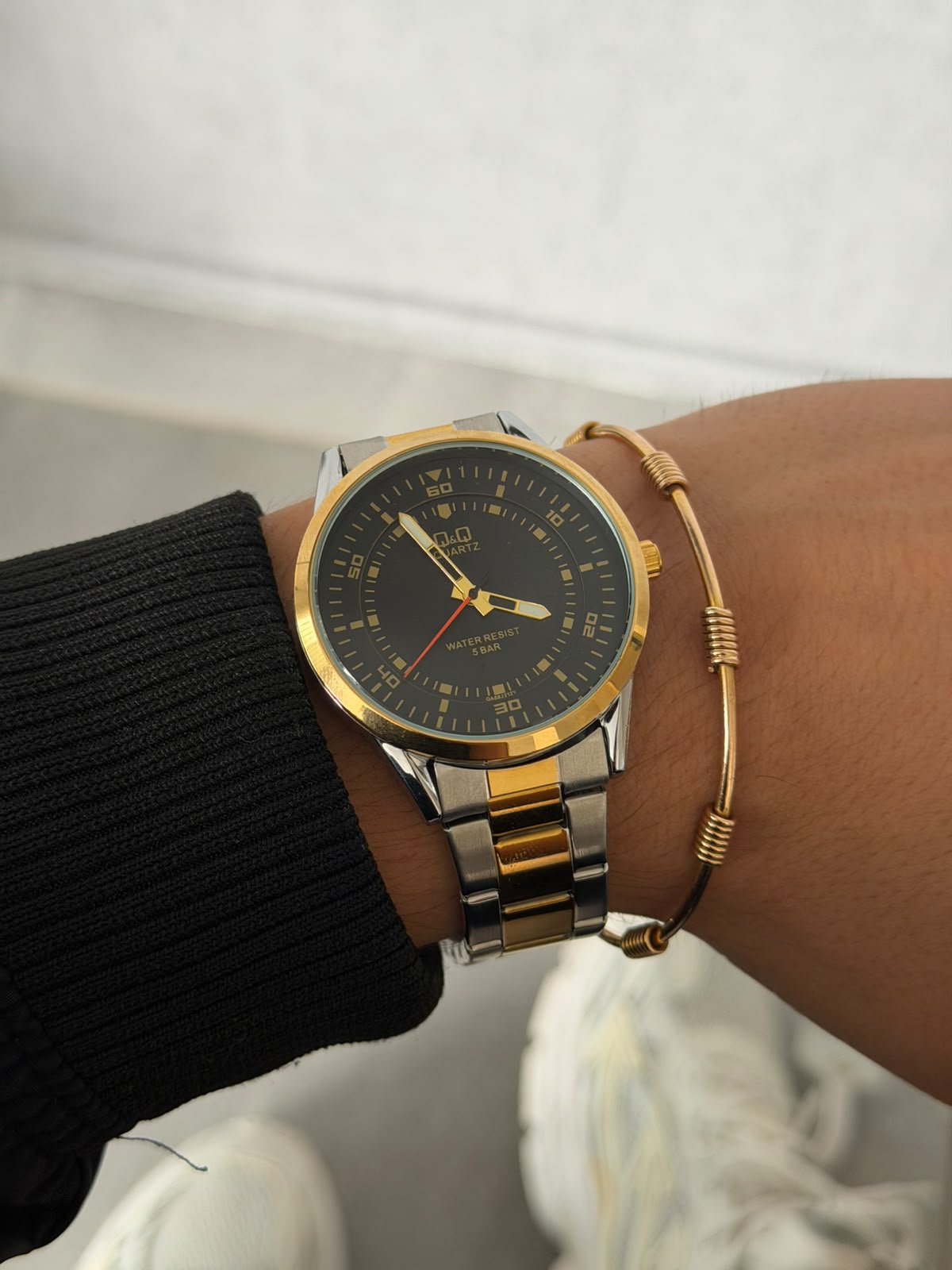 QYQ Q09 Bicolor Dorado Tablero Negro
