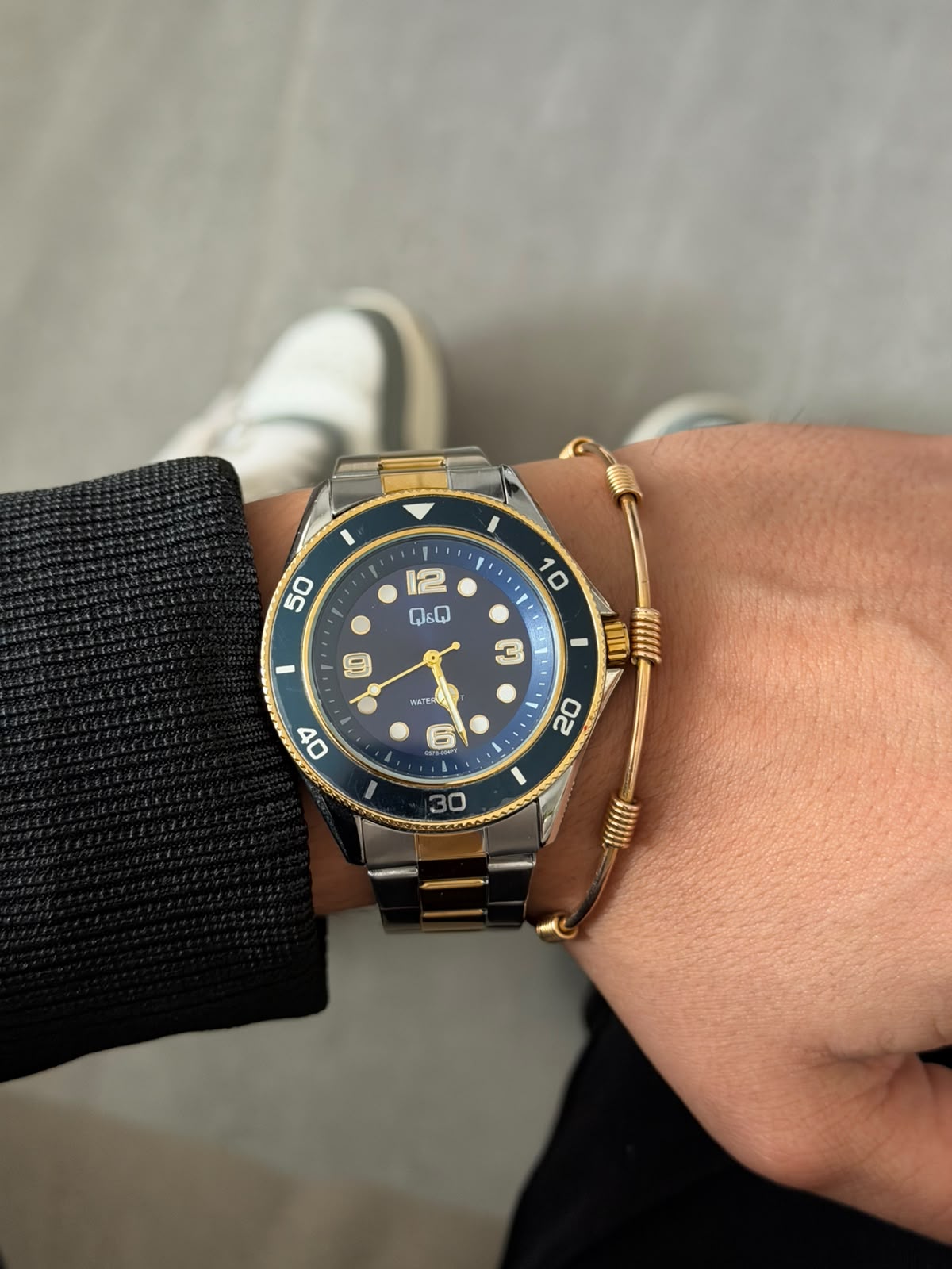 QYQ Apolo Bicolor Dorado Tablero Azul Negro
