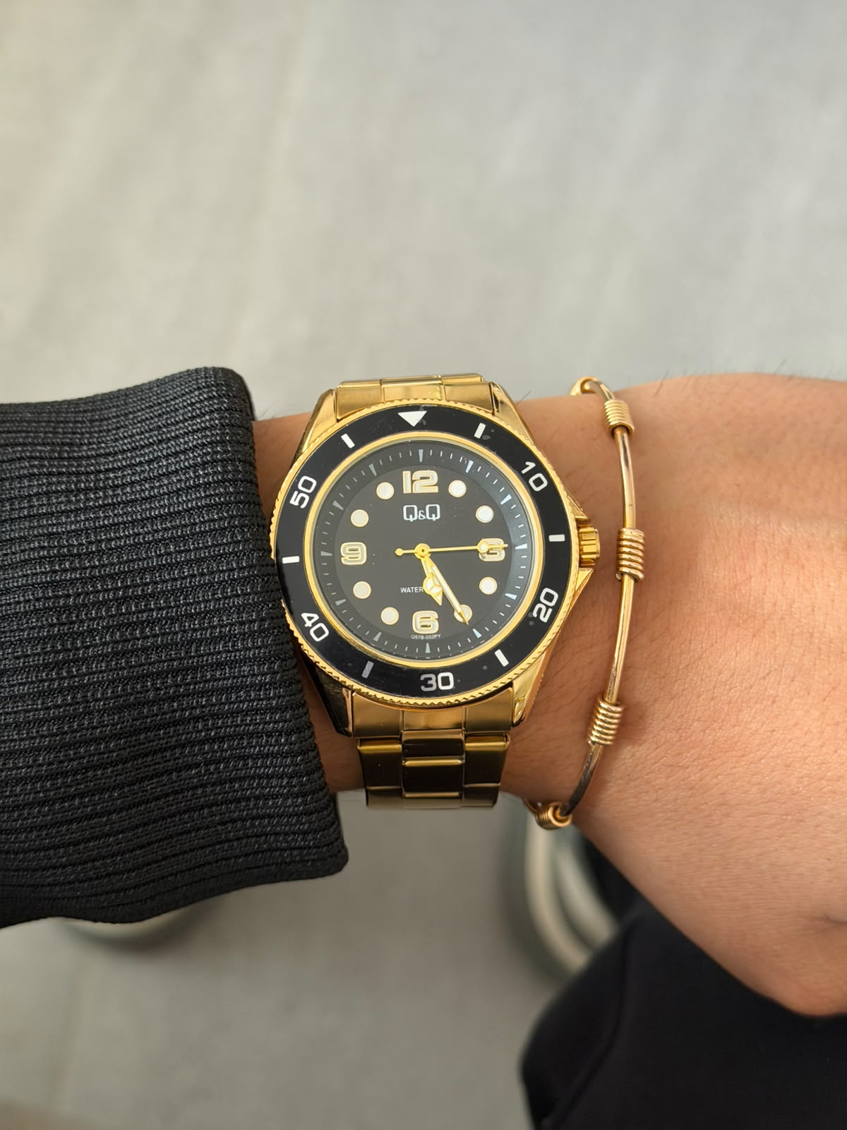 QYQ Apolo Dorado Tablero Negro Negro