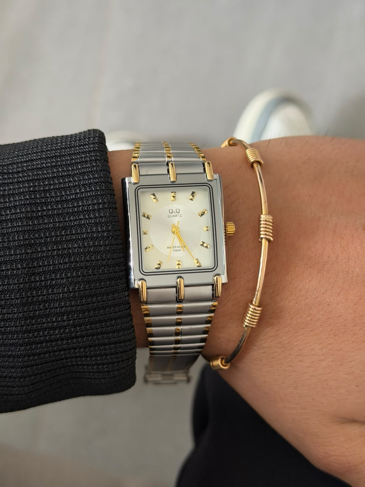 QYQ Gala Bicolor Dorado Tablero Plateado