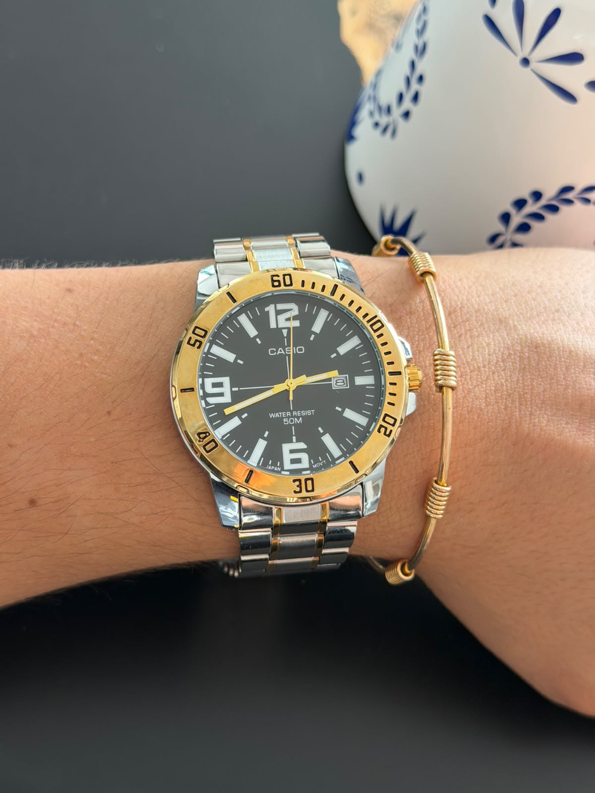 Cso M50 Bicolor Dorado Tablero Negro