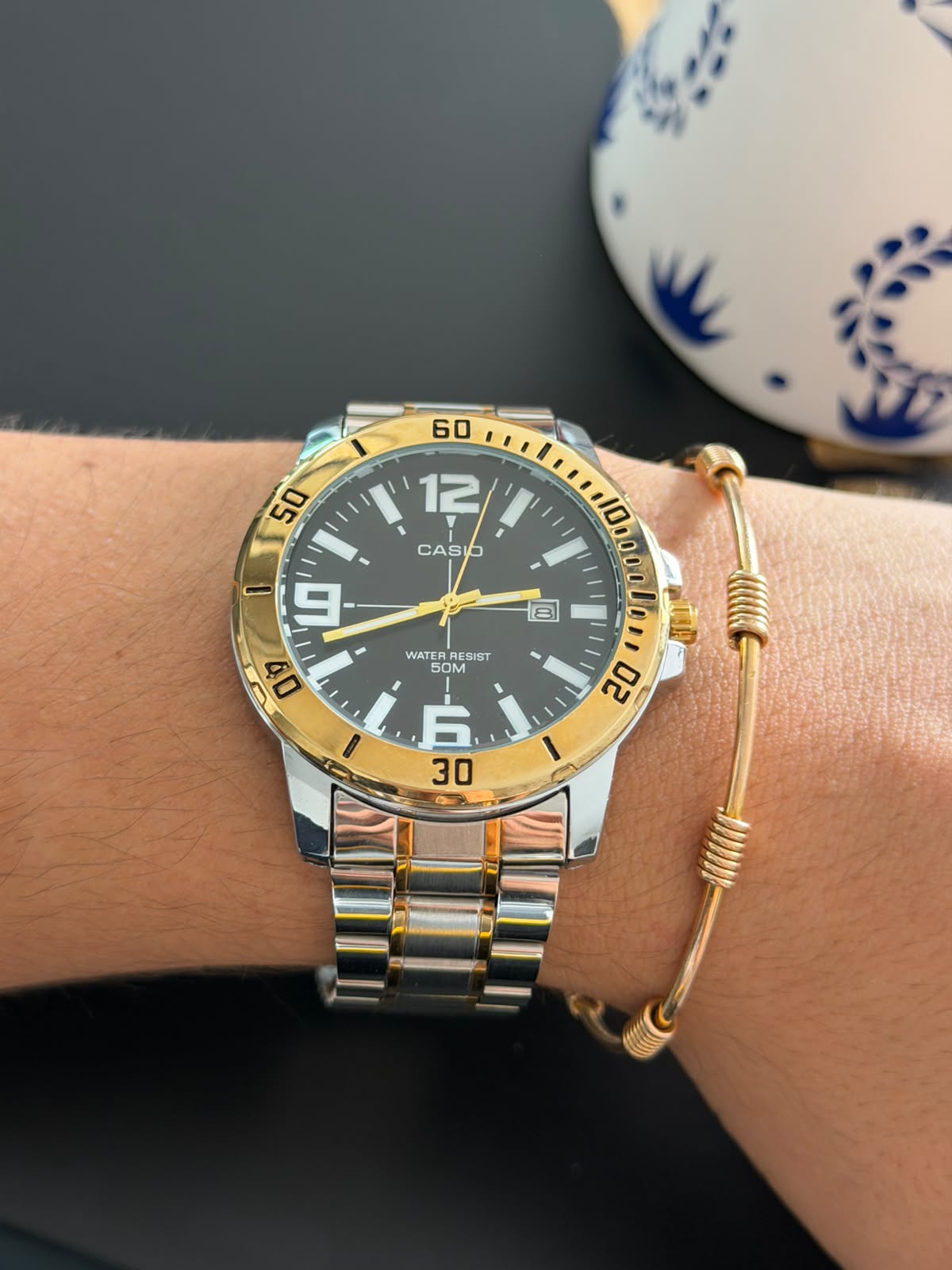 Cso M50 Bicolor Dorado Tablero Negro
