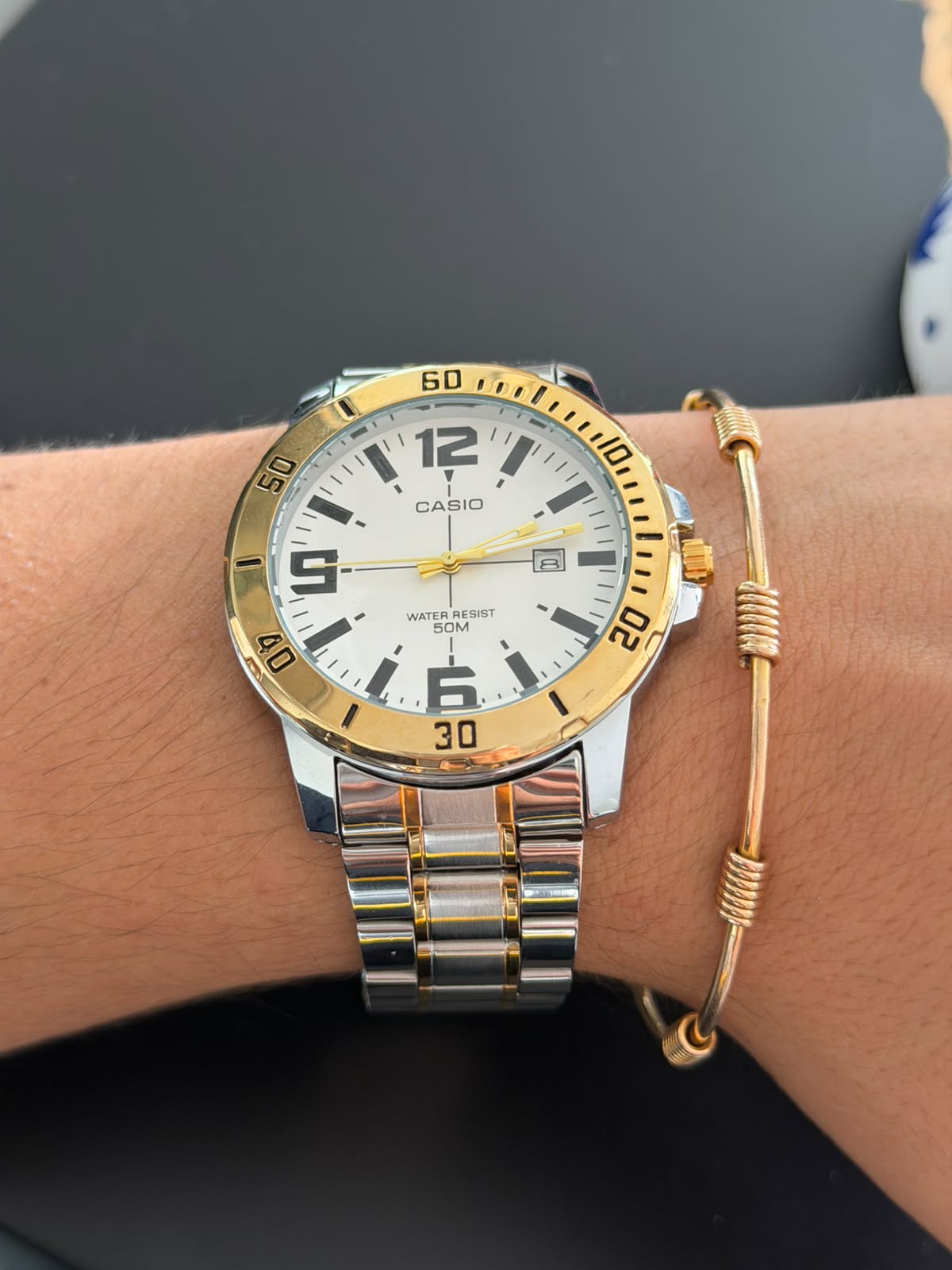 Cso M50 Bicolor Dorado Tablero Blanco