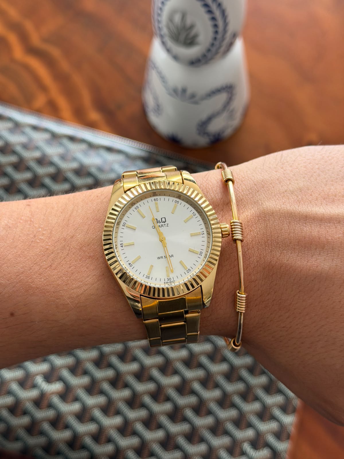 QYQ B95 Dorado Tablero Plateado