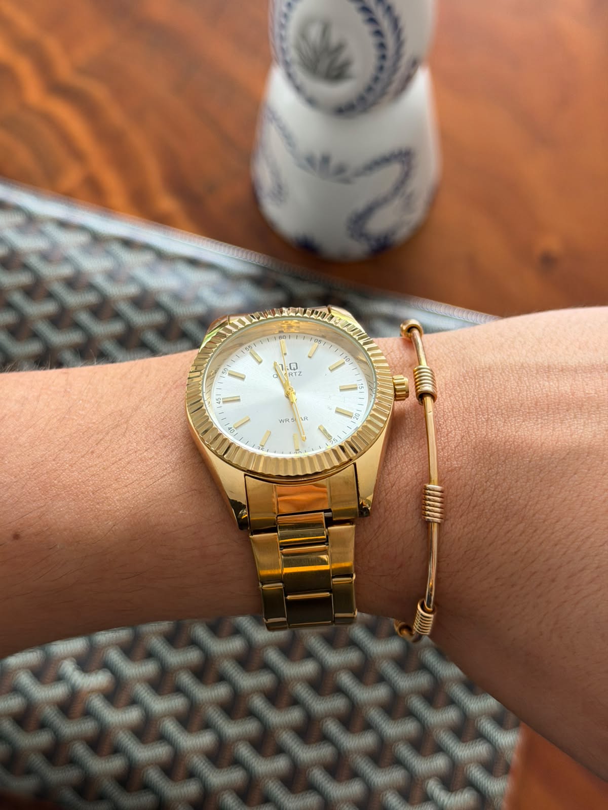 QYQ B95 Dorado Tablero Plateado