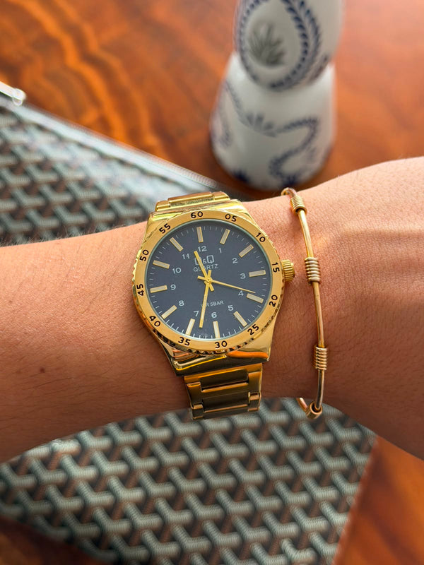 QYQ A08 Dorado Tablero Azul