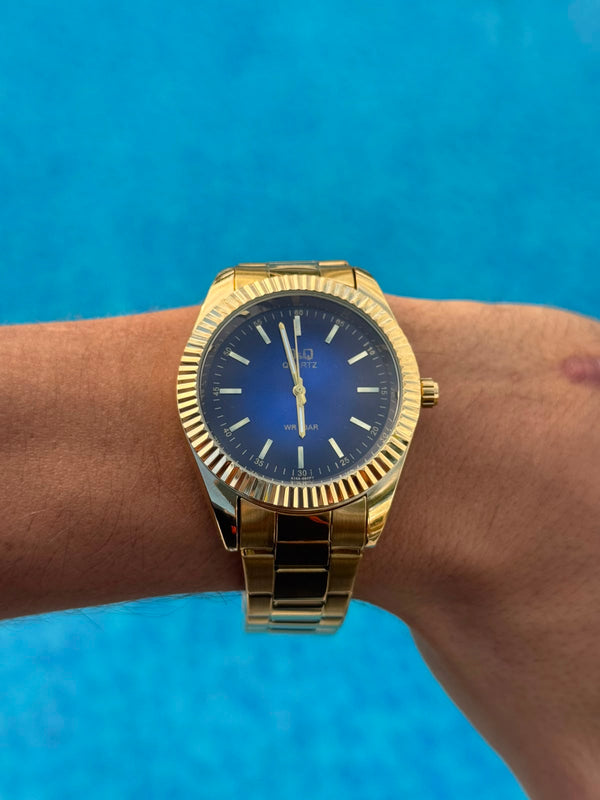QYQ B95 Dorado Tablero Azul