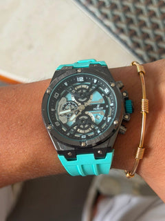 Hublot 2026 Goma Verde Tablero Negro
