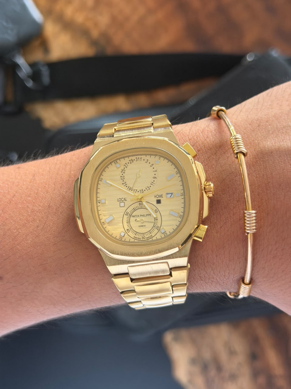 Ptk Crono Dorado Tablero Dorado