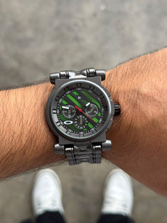 Okl 2026 Metalico Negro Tablero Negro Verde