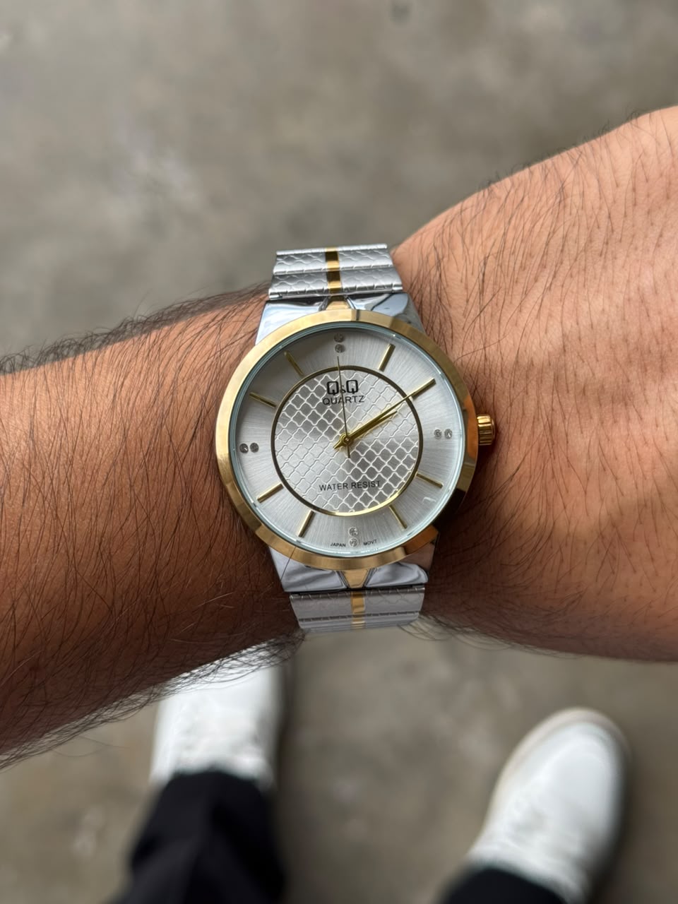 QYQ QT Bicolor Dorado Tablero Plateado