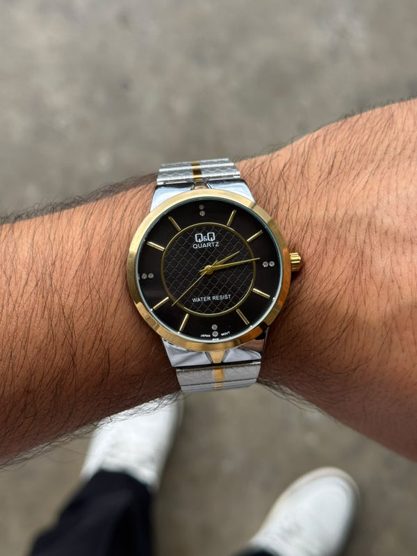 QYQ QT Bicolor Dorado Tablero Negro