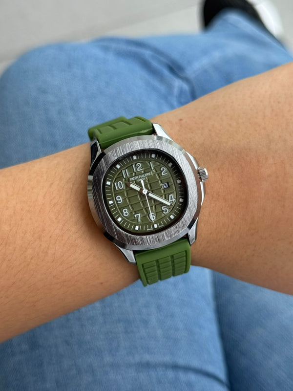 Ptk Mujer 2026 Goma Verde Tablero Verde Plateado
