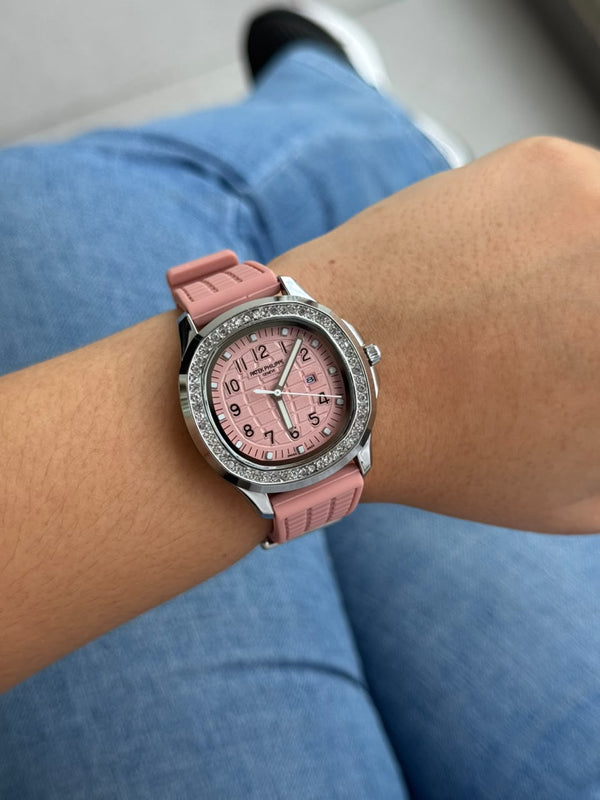 Ptk Mujer Circones 2026 Goma Palo Rosa Tablero Palo Rosa Plateado