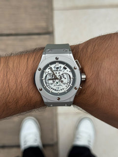 Hblt Meca Goma Gris Tablero Plateado
