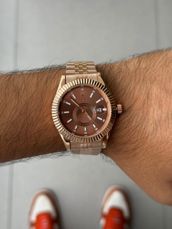 Rlx Sky Oro rosa Tablero Oro Rosa